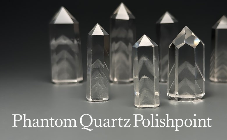 ホワイトファントムクォーツポリッシュポイントの商品イメージ写真