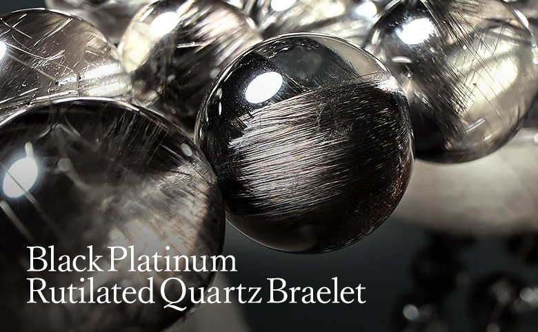 ブラックプラチナルチルクォーツブレスレットの商品イメージ写真
