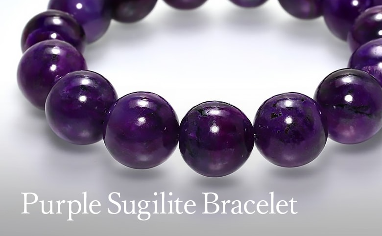 パープルスギライトブレスレットの商品イメージ写真