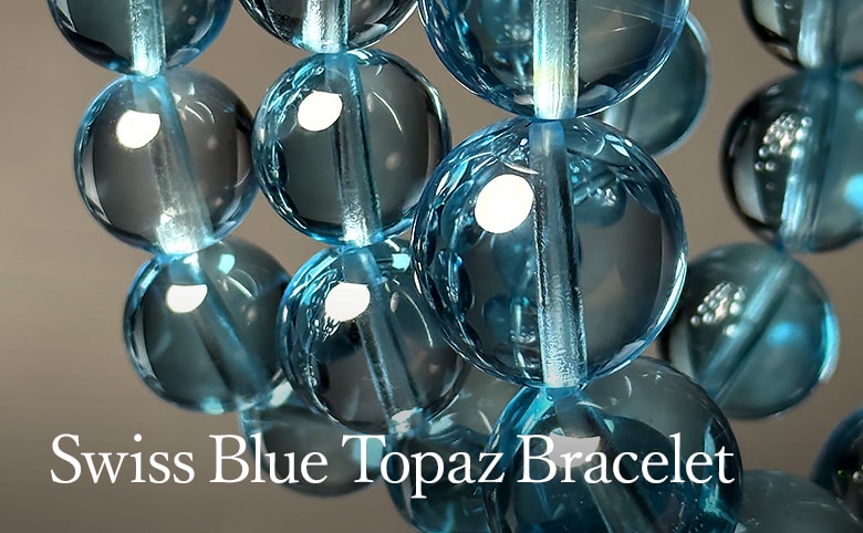 スイスブルートパーズブレスレットの商品イメージ写真