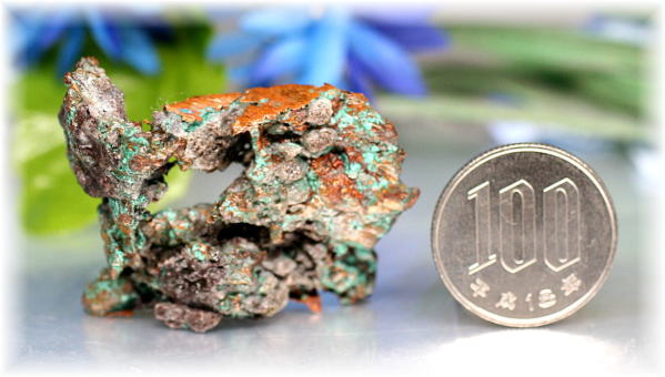 天然原石 コパー原石 銅 309g/1個 USAミシガン州キーウィノー半島産