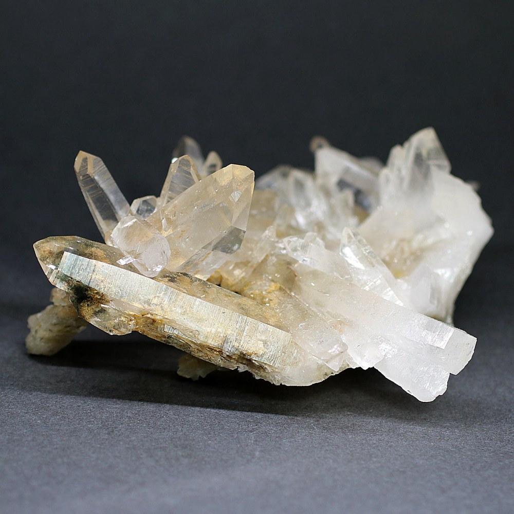天然石 ヒマラヤ水晶クラスター 曲がり水晶-