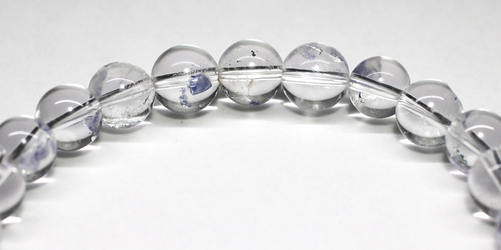 激レア・高品質]フローライトインクォーツブレスレット（約8.5mm