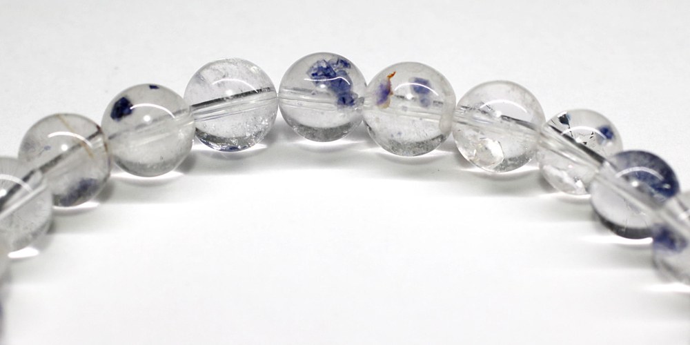 激レア・高品質]フローライトインクォーツブレスレット（約8.5mm