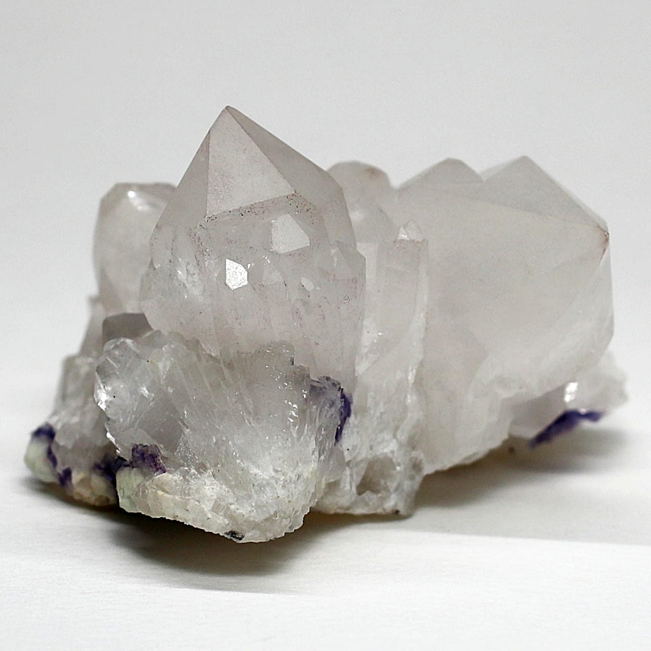 インド産フローライト共生水晶クラスター(原石135g)-slide-1