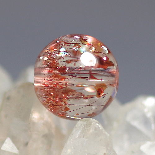 独特の上品 高品質]ファイアークォーツ1粒売り（8mm） - 埼玉県吉川市の キャッツアイ、猫目石