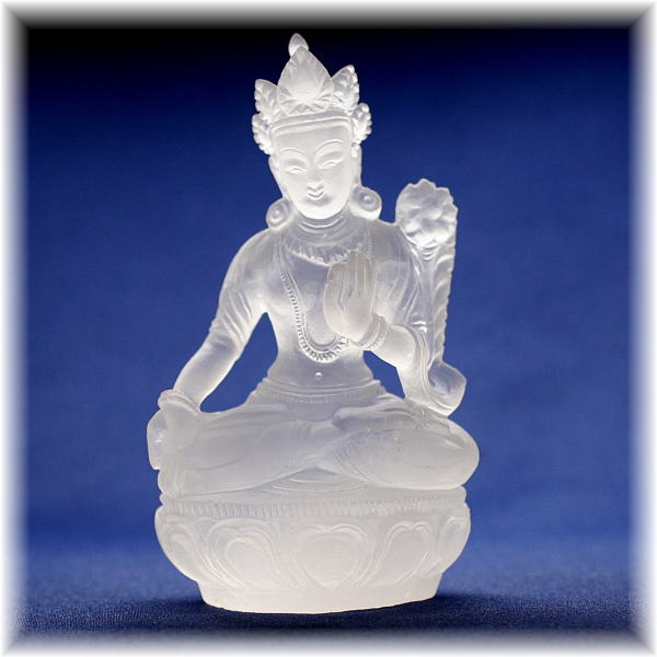 <center><b>PICK UP</b><br>ヒマラヤ水晶<br>ターラ菩薩像<br><b>¥220000</b></center>