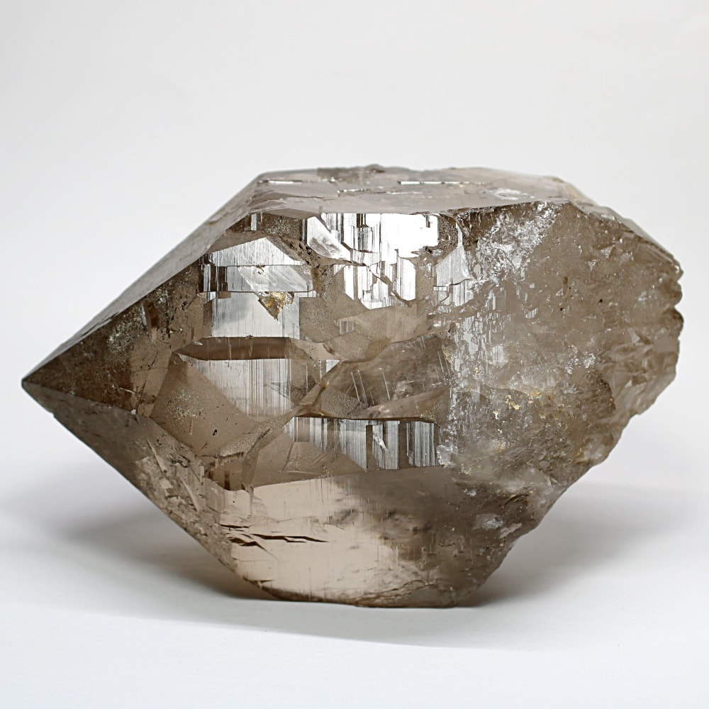 [希少・高品質]ガウリシャンカール産ヒマラヤ水晶原石/スモーキークォーツ（1.93kg大型ナチュラルポイント）