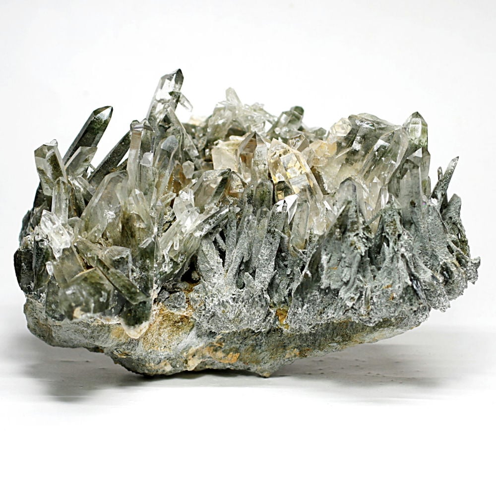 [高品質]ガネッシュヒマール産ヒマラヤ水晶クラスター/原石（1388g）