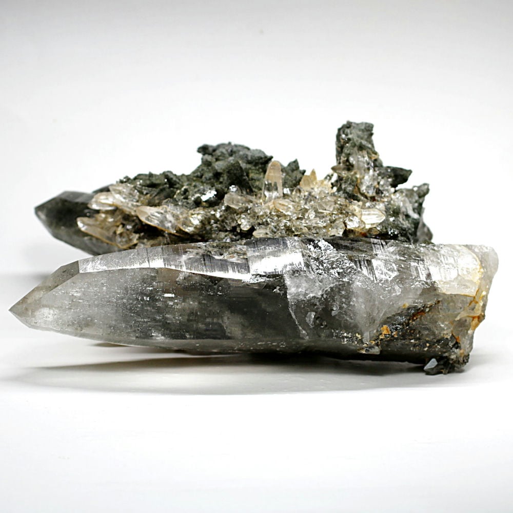 [高品質]ガネッシュヒマール産ヒマラヤ水晶クラスター/原石（1877g）
