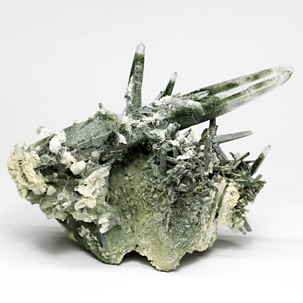 [高品質]ガネッシュヒマール産ヒマラヤ水晶クラスター/原石（170g）