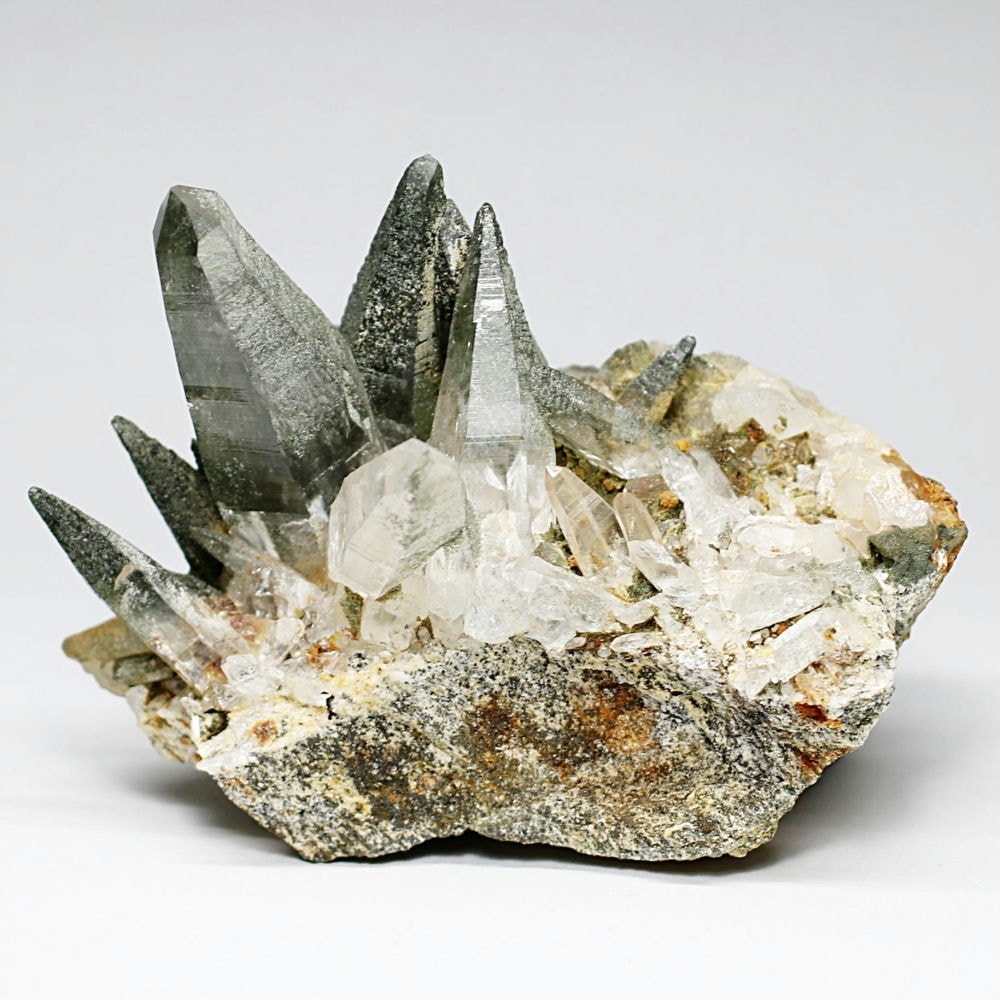 [高品質]ガネッシュヒマール産ヒマラヤ水晶クラスター/原石（387g）