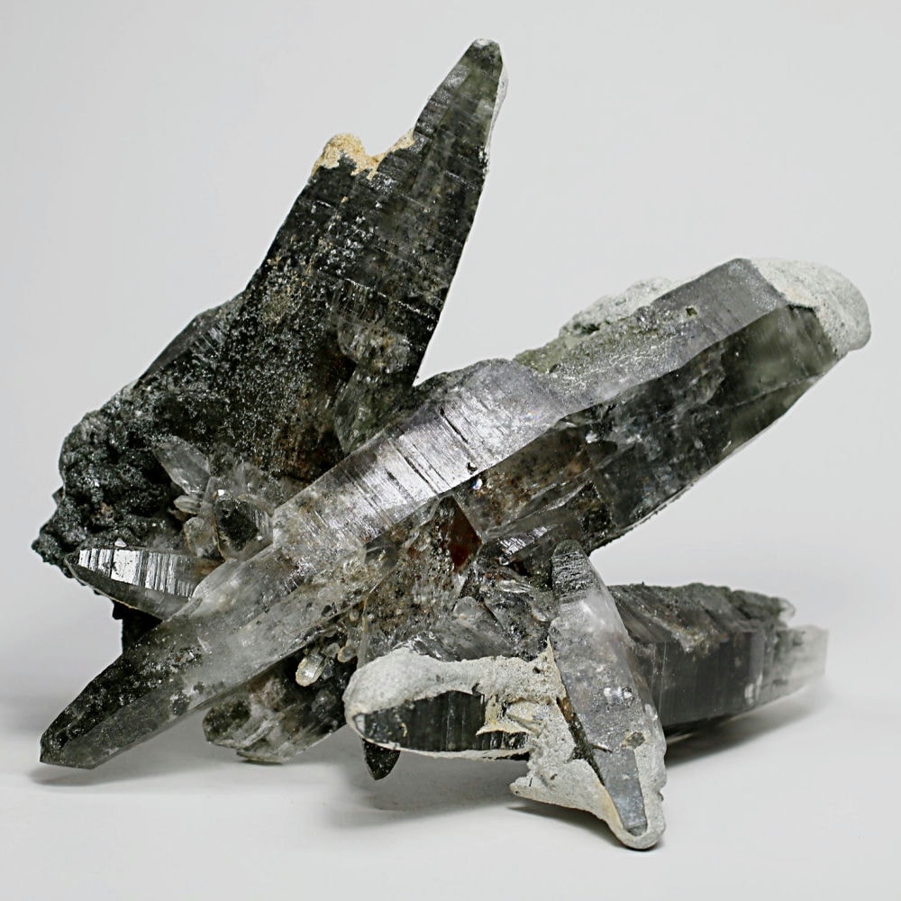 [高品質]ガネッシュヒマール産ヒマラヤ水晶クラスター/原石（484g）