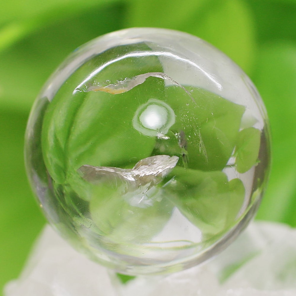 ガネッシュヒマール産]ヒマラヤ水晶丸玉/スフィア（直径25.8〜26.2mm