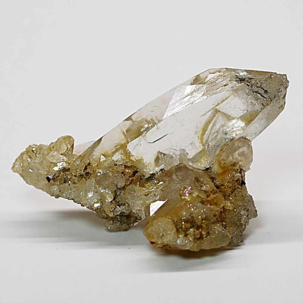 ガネッシュヒマール/ヒンドゥン産ヒマラヤ水晶原石ナチュラルポイント/クラスタータイプ(全長46.7mm)-slide-3