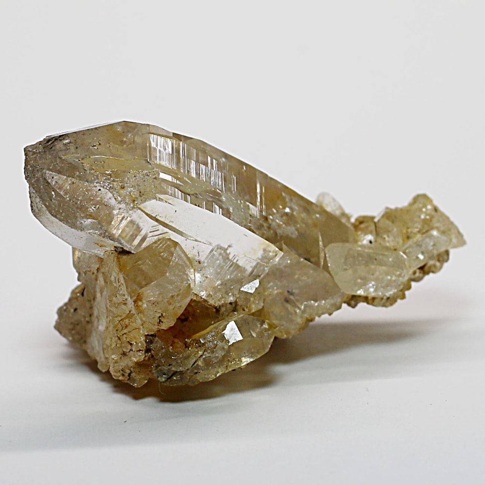 ガネッシュヒマール/ヒンドゥン産ヒマラヤ水晶原石ナチュラルポイント/クラスタータイプ(全長46.7mm)-slide-5