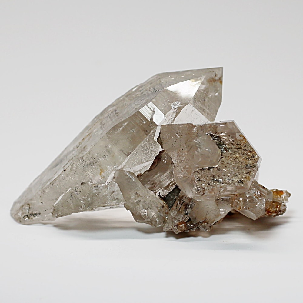 ガネッシュヒマール/ヒンドゥン産ヒマラヤ水晶原石ナチュラルポイント/クラスタータイプ(全長53.8mm)-slide-4