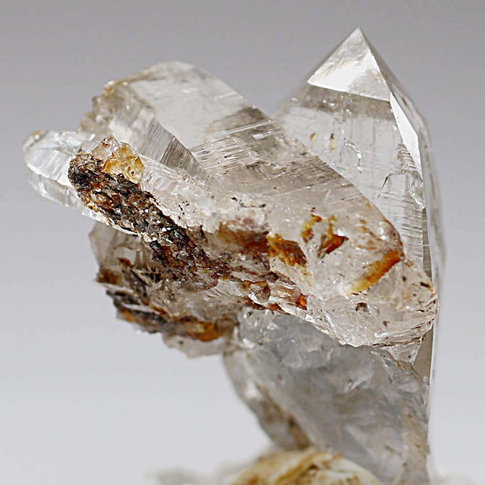 ガネッシュヒマール/ヒンドゥン産ヒマラヤ水晶原石ナチュラルポイント/クラスタータイプ(全長53.8mm)-slide-5