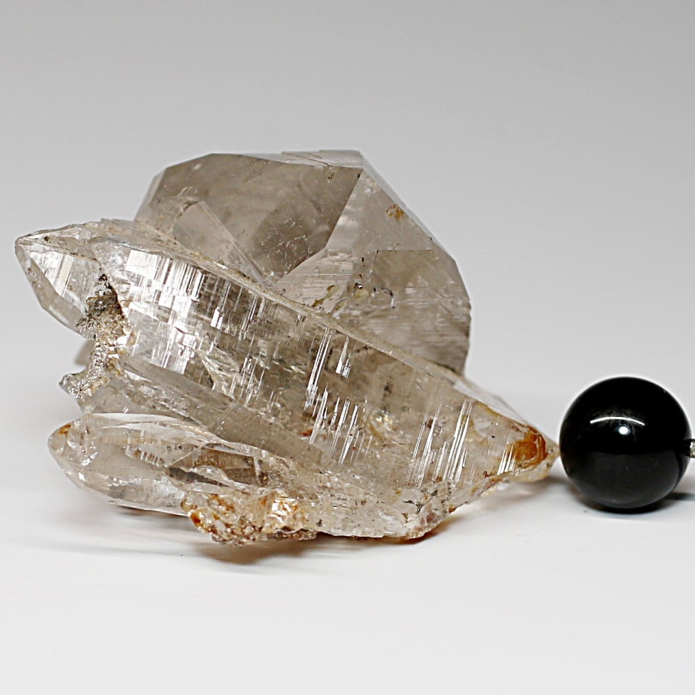 ガネッシュヒマール/ヒンドゥン産ヒマラヤ水晶原石ナチュラルポイント/クラスタータイプ(全長53.8mm)-slide-8