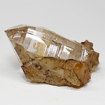 ガネッシュヒマール/ヒンドゥン産ヒマラヤ水晶原石ナチュラルポイント/クラスタータイプ（全長53.5mm）(HIDG-CL0580IS)