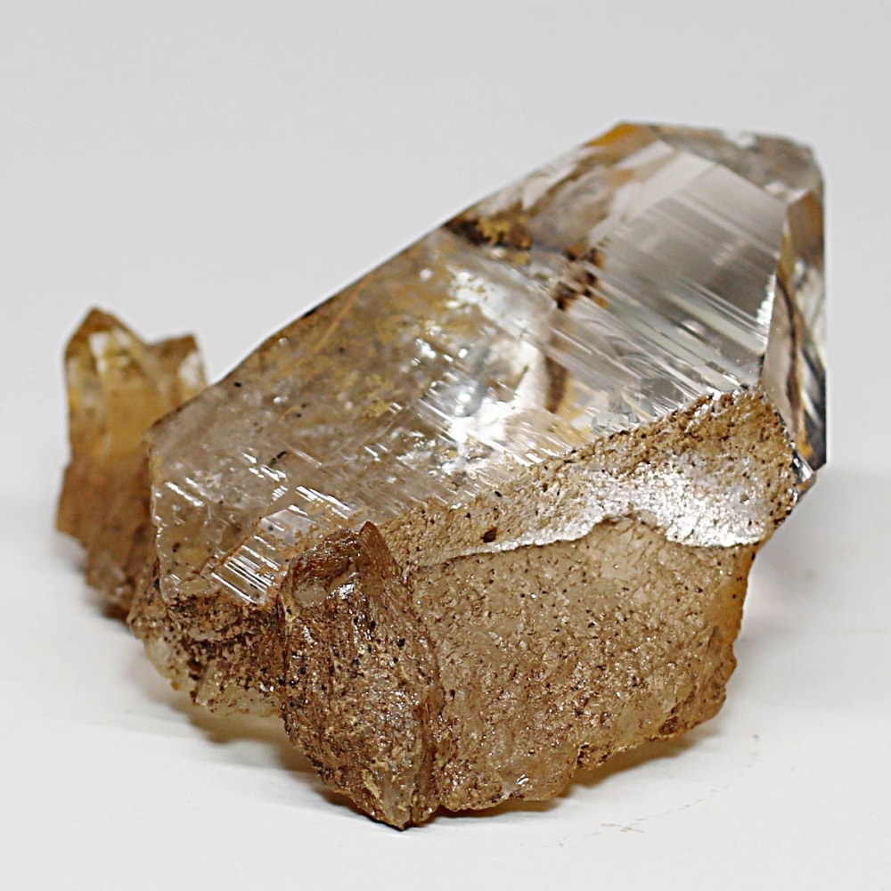 ガネッシュヒマール/ヒンドゥン産ヒマラヤ水晶原石ナチュラルポイント/クラスタータイプ(全長53.5mm)-slide-2