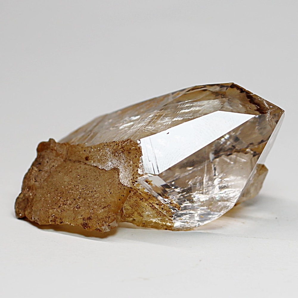 ガネッシュヒマール/ヒンドゥン産ヒマラヤ水晶原石ナチュラルポイント/クラスタータイプ(全長53.5mm)-slide-3