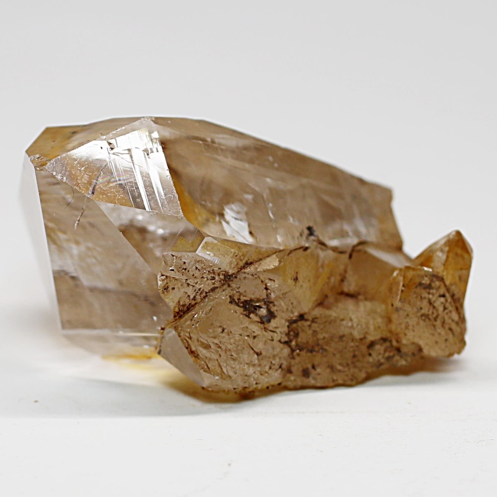 ガネッシュヒマール/ヒンドゥン産ヒマラヤ水晶原石ナチュラルポイント/クラスタータイプ(全長53.5mm)-slide-5