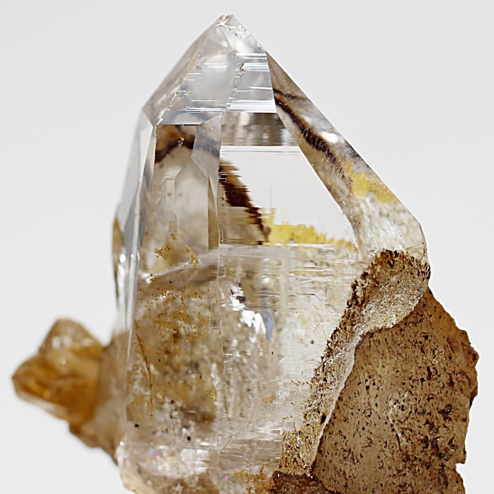 ガネッシュヒマール/ヒンドゥン産ヒマラヤ水晶原石ナチュラルポイント/クラスタータイプ(全長53.5mm)-slide-7