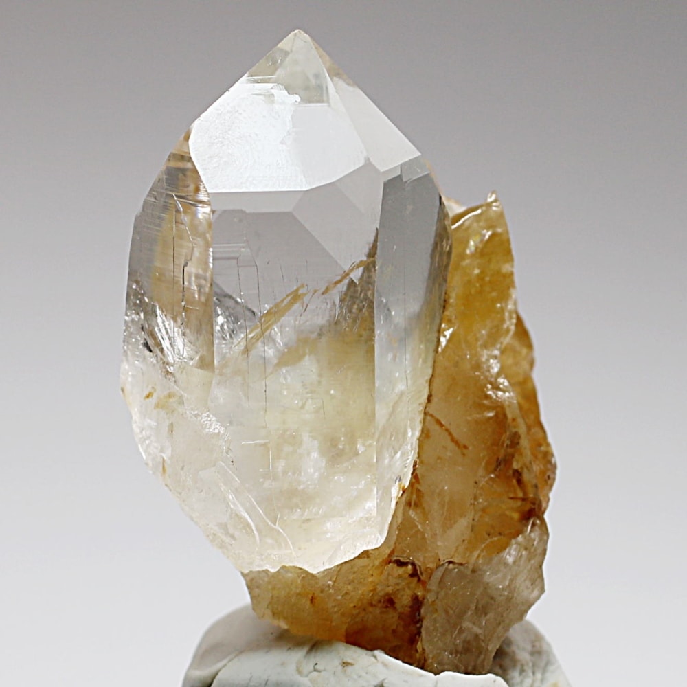 ガネッシュヒマール/ヒンドゥン産ヒマラヤ水晶原石ナチュラルポイント/クラスタータイプ(全長46.4mm)-slide-5