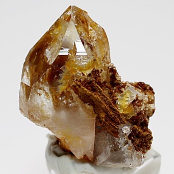 ガネッシュヒマール/ヒンドゥン産ヒマラヤ水晶原石ナチュラルポイント/クラスタータイプ（全長46.7mm）(HIDG-CL0674IS)