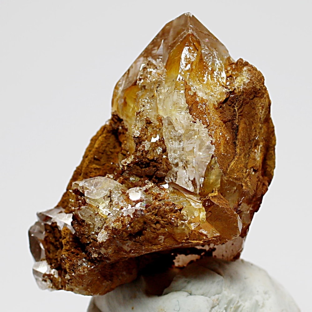 ガネッシュヒマール/ヒンドゥン産ヒマラヤ水晶原石ナチュラルポイント/クラスタータイプ(全長46.7mm)-slide-2