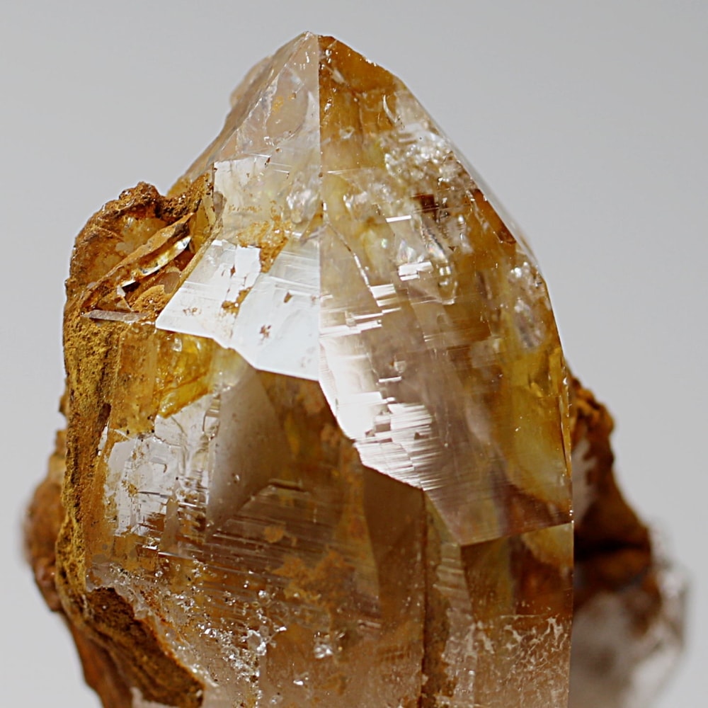 ガネッシュヒマール/ヒンドゥン産ヒマラヤ水晶原石ナチュラルポイント/クラスタータイプ(全長46.7mm)-slide-8