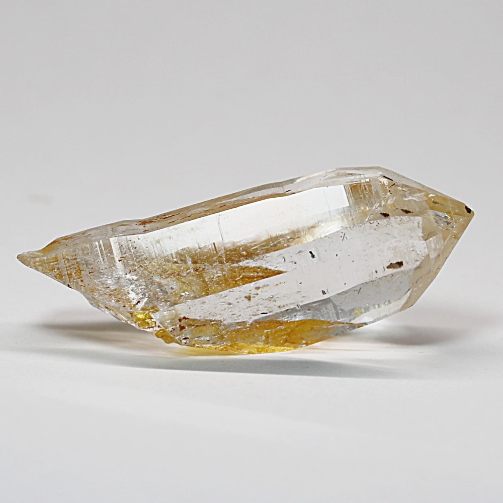 ガネッシュヒマール/ヒンドゥン産ヒマラヤ水晶原石ナチュラルポイント(全長43.5mm)-slide-1