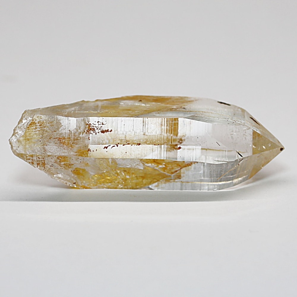 ガネッシュヒマール/ヒンドゥン産ヒマラヤ水晶原石ナチュラルポイント(全長43.5mm)-slide-3