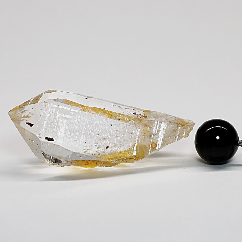 ガネッシュヒマール/ヒンドゥン産ヒマラヤ水晶原石ナチュラルポイント(全長43.5mm)-slide-9