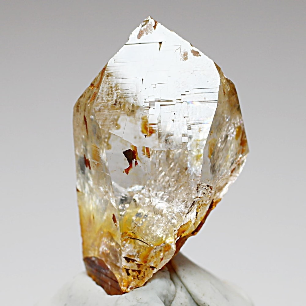 ガネッシュヒマール/ヒンドゥン産ヒマラヤ水晶原石ナチュラルポイント(全長44.5mm)-slide-1