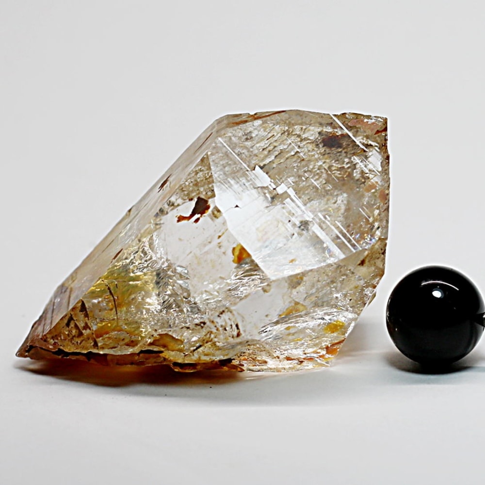 ガネッシュヒマール/ヒンドゥン産ヒマラヤ水晶原石ナチュラルポイント(全長44.5mm)-slide-9