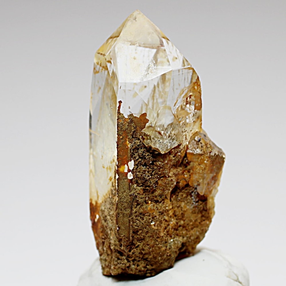 ガネッシュヒマール/ヒンドゥン産ヒマラヤ水晶原石ナチュラルポイント(全長57.9mm)-slide-1