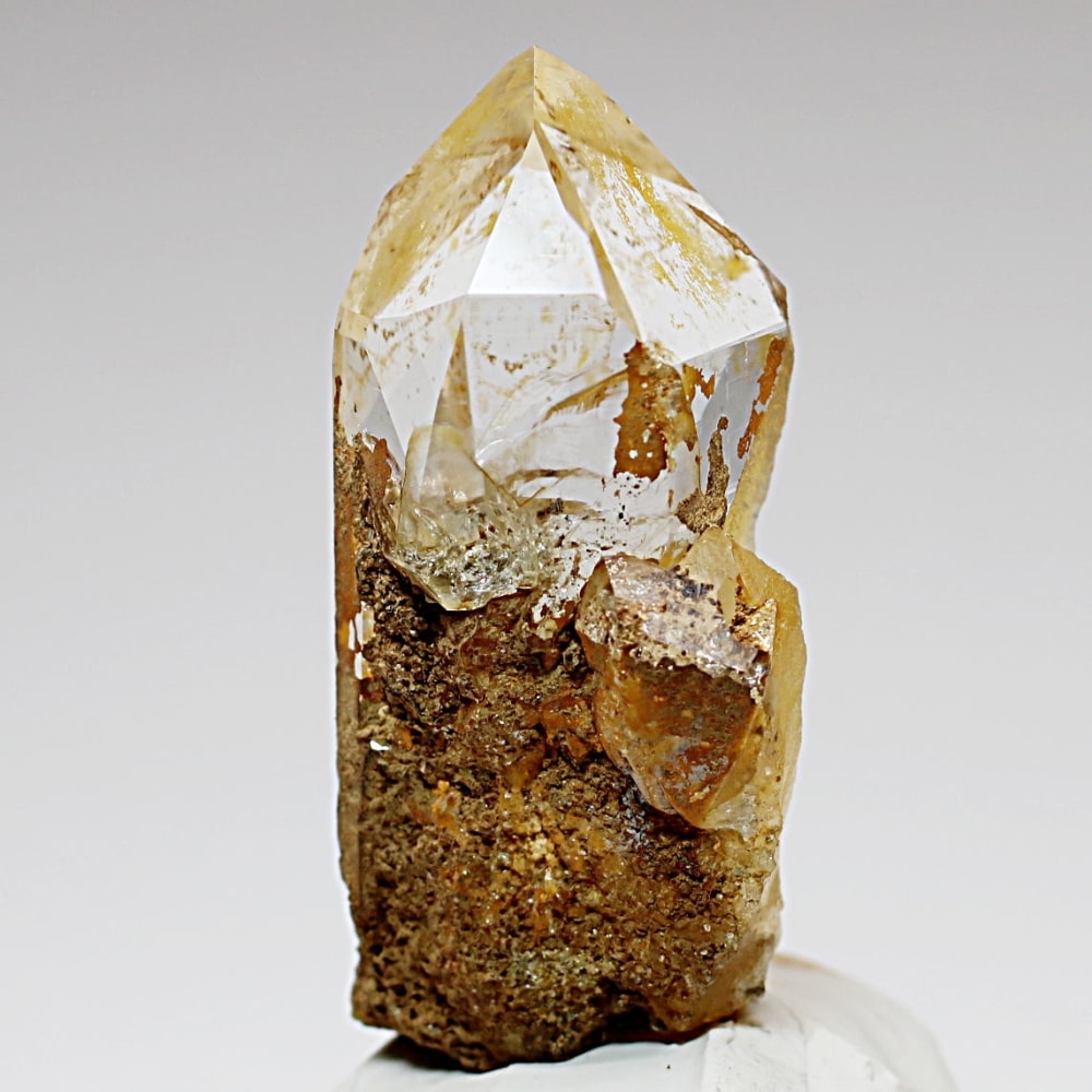 ガネッシュヒマール/ヒンドゥン産ヒマラヤ水晶原石ナチュラルポイント(全長57.9mm)-slide-2