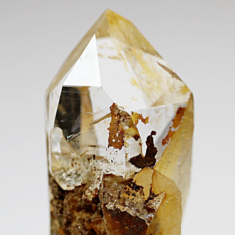 ガネッシュヒマール/ヒンドゥン産ヒマラヤ水晶原石ナチュラルポイント(全長57.9mm)-slide-7