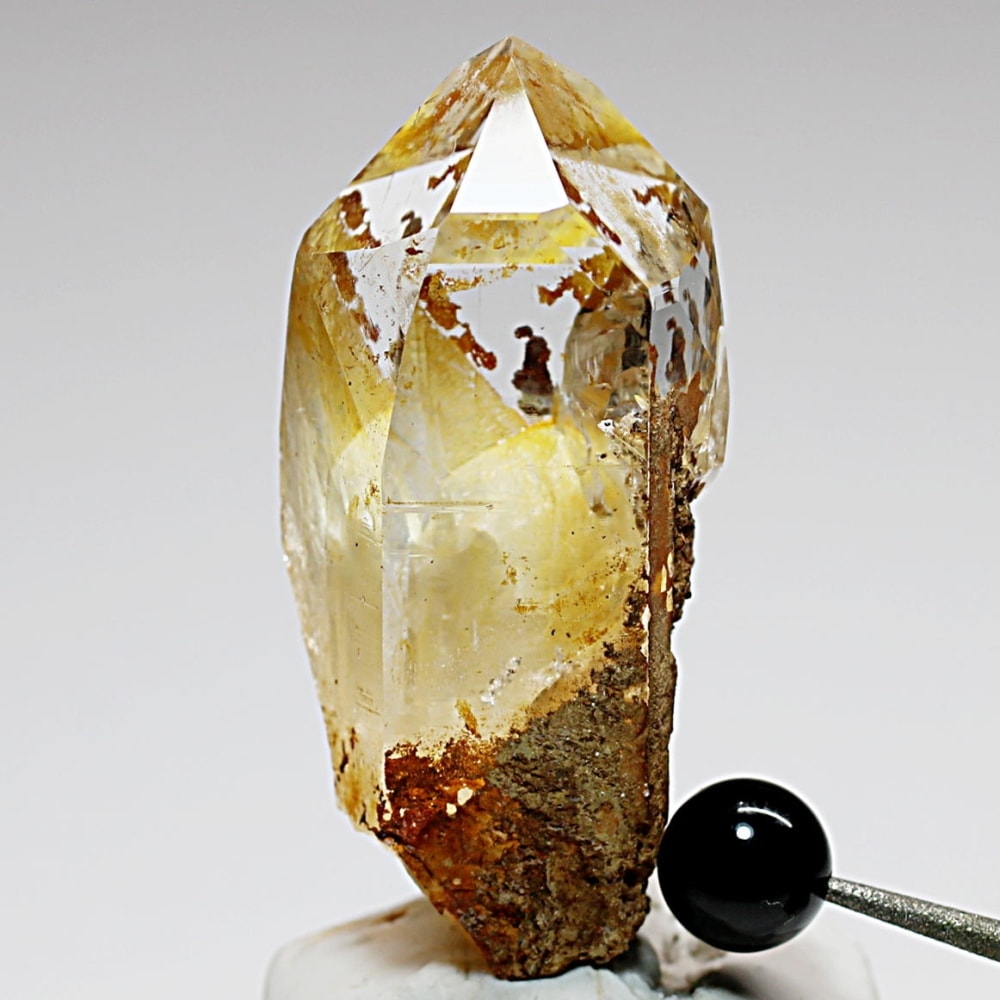 ガネッシュヒマール/ヒンドゥン産ヒマラヤ水晶原石ナチュラルポイント(全長57.9mm)-slide-9