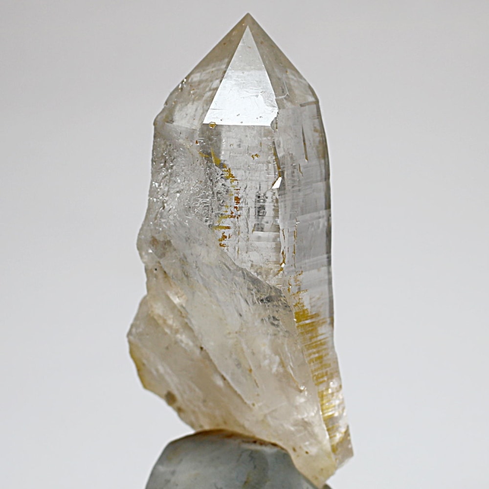 ガネッシュヒマール/ヒンドゥン産ヒマラヤ水晶原石ナチュラルポイント(全長89.6mm)-slide-3