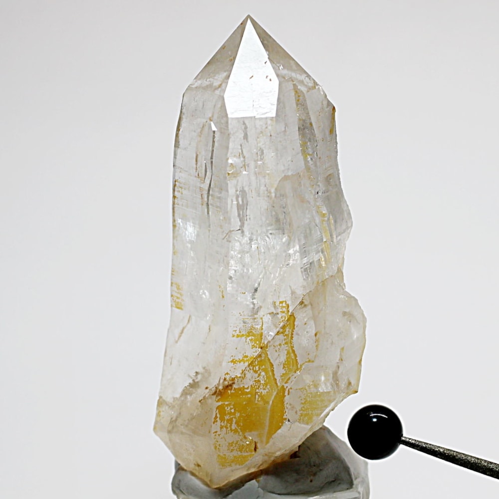 ガネッシュヒマール/ヒンドゥン産ヒマラヤ水晶原石ナチュラルポイント(全長89.6mm)-slide-9