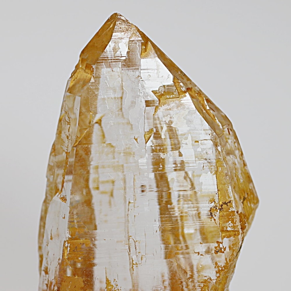 ガネッシュヒマール/ヒンドゥン産ヒマラヤ水晶原石ナチュラルポイント(全長80.7mm)-slide-7