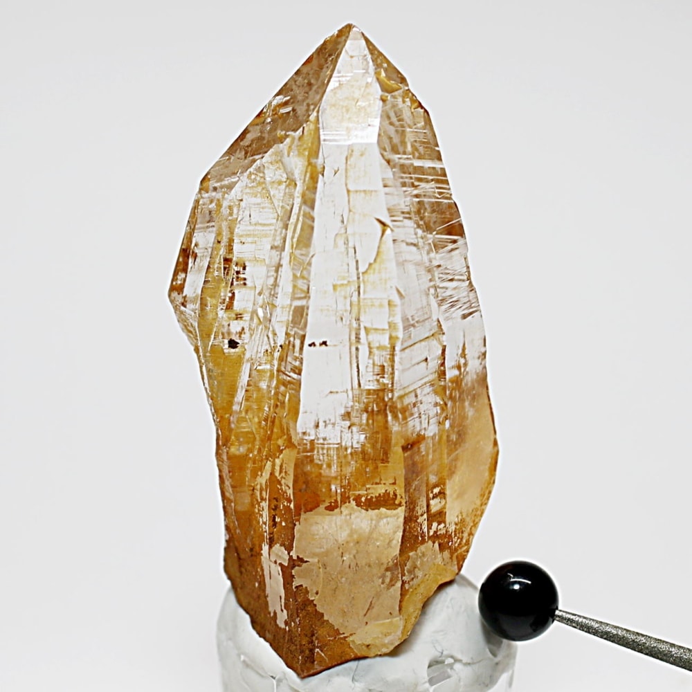 ガネッシュヒマール/ヒンドゥン産ヒマラヤ水晶原石ナチュラルポイント(全長80.7mm)-slide-9