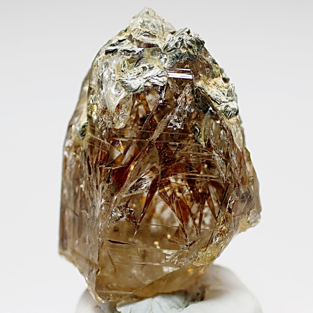 ガネッシュヒマール/ヒンドゥン産ヒマラヤ水晶原石ナチュラルポイント(全長59.0mm/マイカ共生)-slide-2