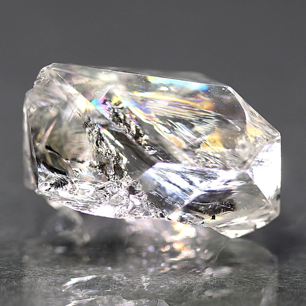 トップクォリティ]ニューヨーク/ハーキマー地区産ハーキマーダイヤモンド結晶原石（ナチュラルポイント）(HMDA-NP0520IS)  天然石・パワーストーン Infonix（インフォニック）