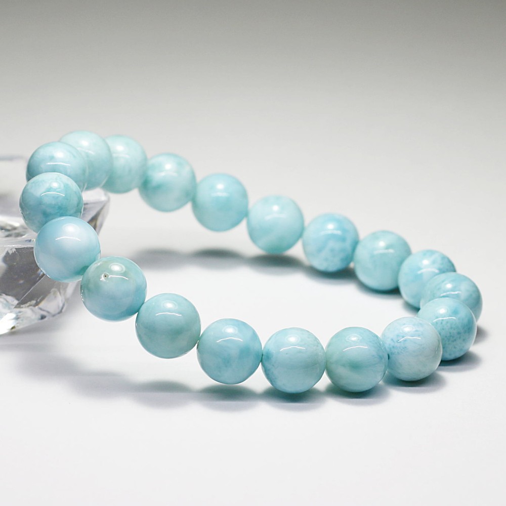 AA]ラリマーブレスレット（約10mm玉・特別価格）(LARIMAR-SPP1002IS