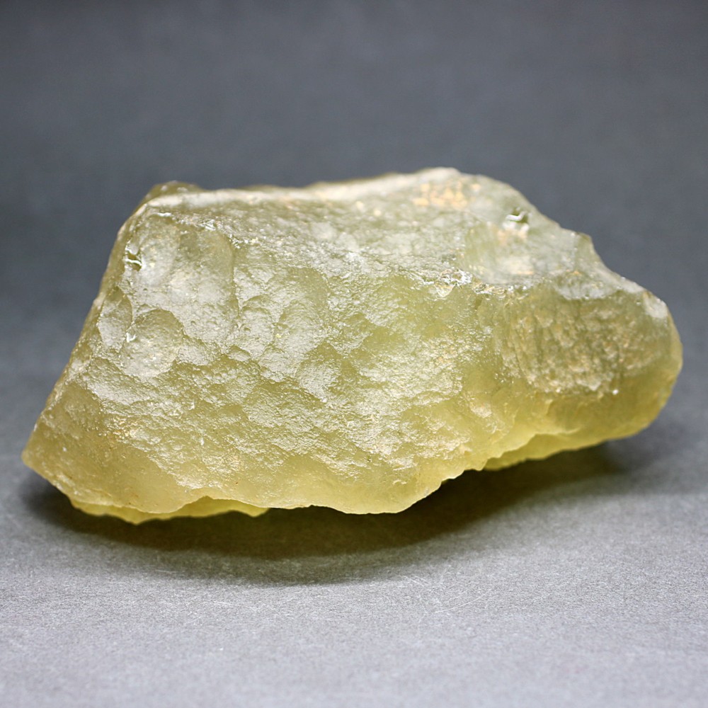 [希少・大型]天然リビアングラス原石（432g）
