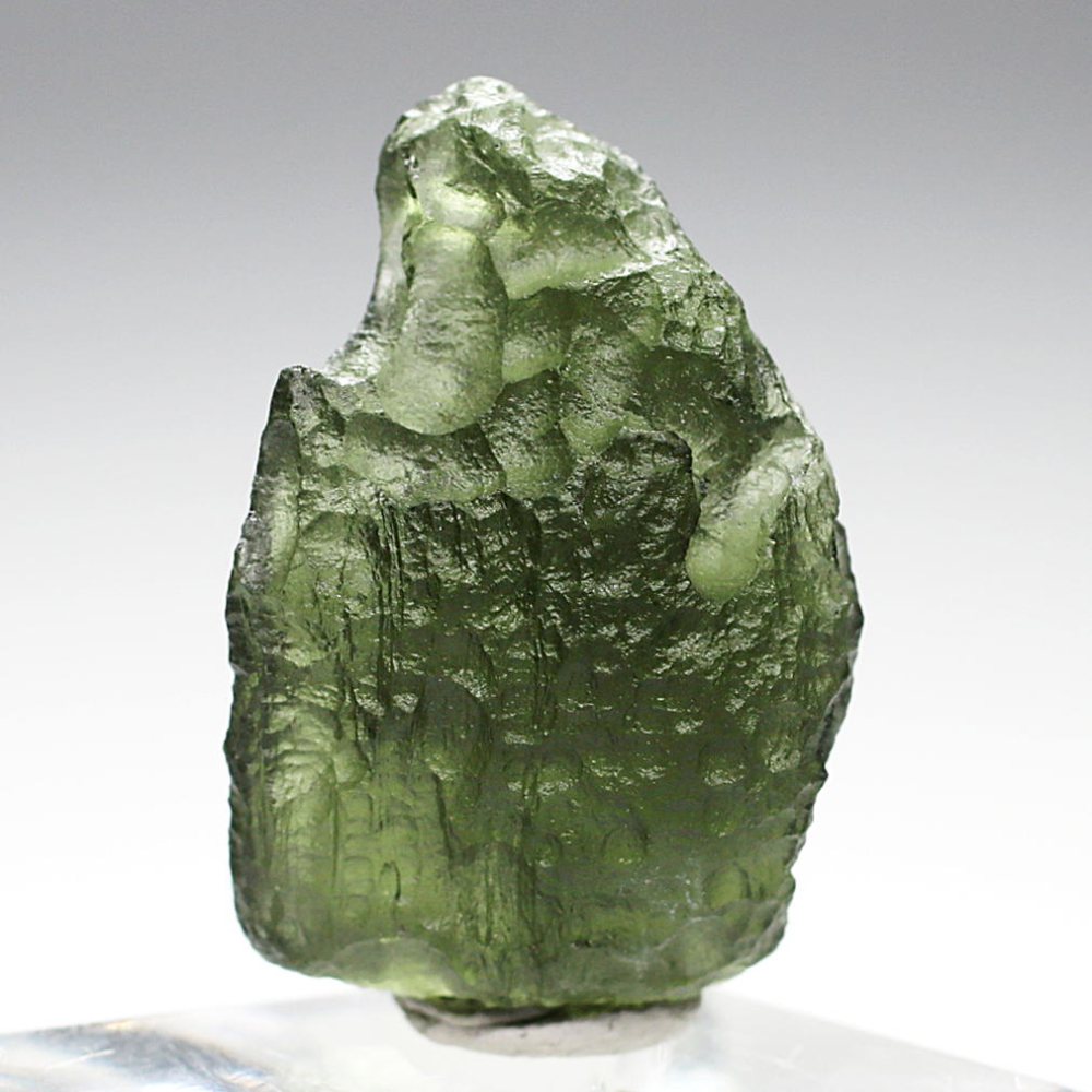 高品質・チェコ共和国産]天然モルダバイト原石(MOLDA-RF065IS